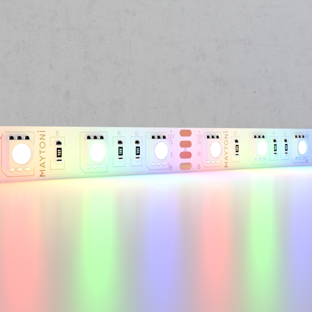 Светодиодная лента 14,4Вт/м 12V IP20 RGB Maytoni 10134