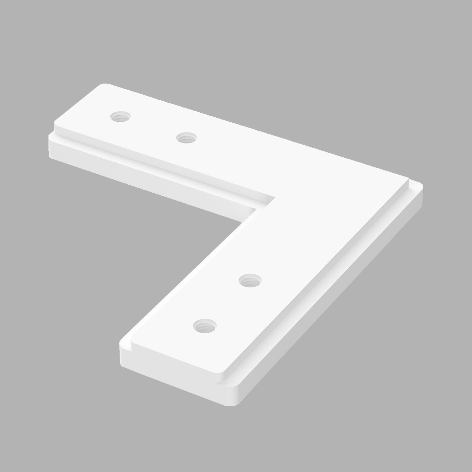 Коннектор угловой для трехфазного шинопровода Ledron White AVD-5356-AVD-5412-uglovoy-white