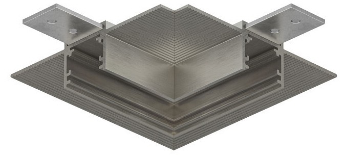 Коннектор угловой встраиваемый Denkirs SHINE HIDE TR5705-DN