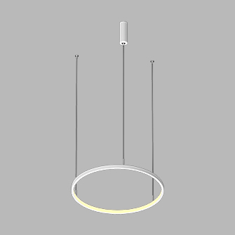 Люстра подвесная светодиодная Ledron LED-ROUND-R400-White