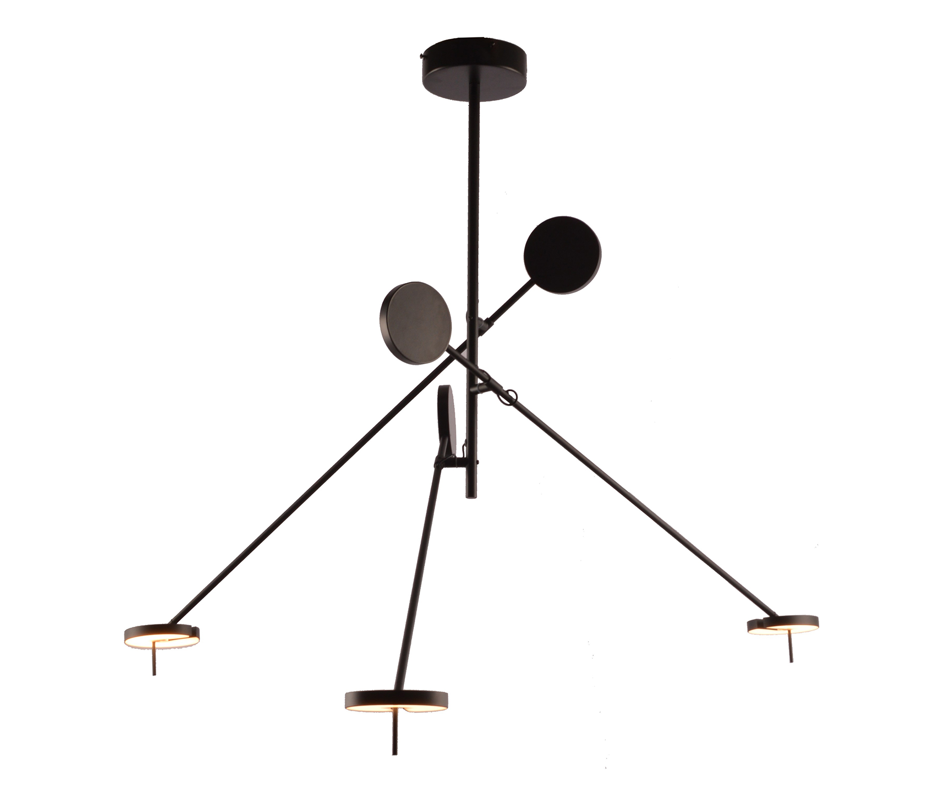 Люстра на штанге светодиодная Kink Light Некси 09440-3A,19(4000K)