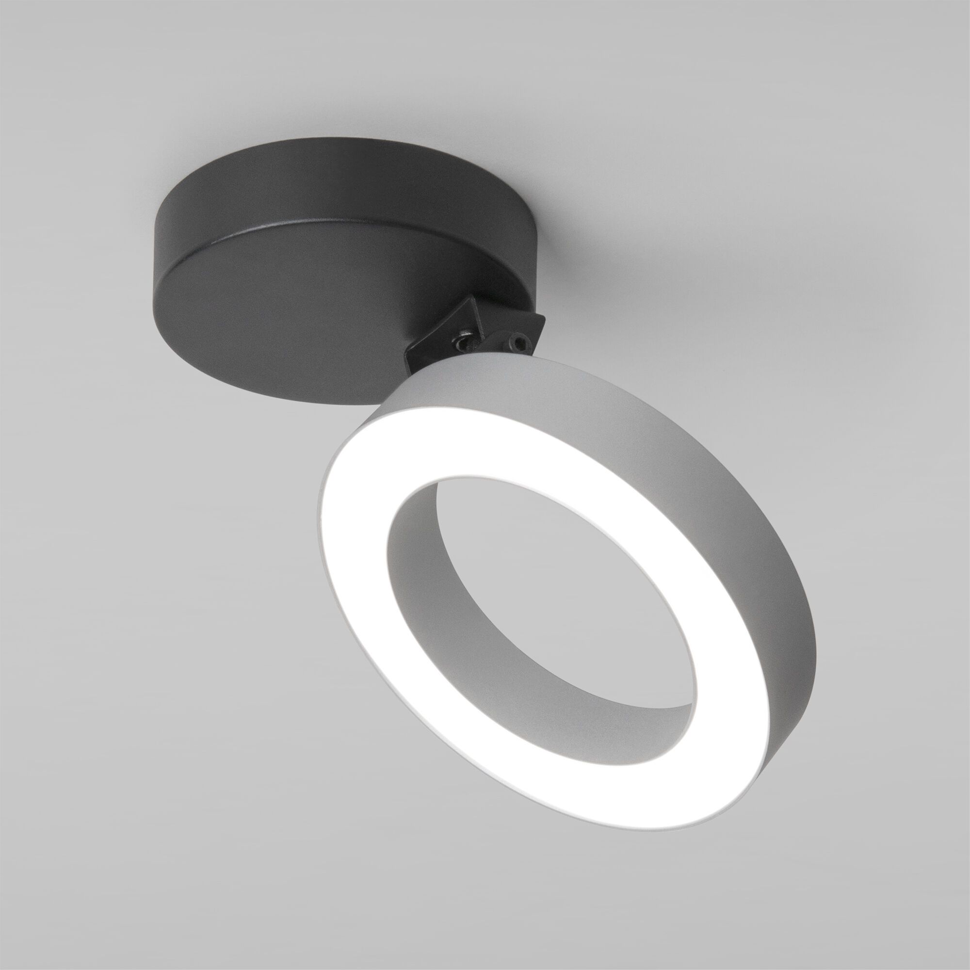 Накладной светодиодный светильник Elektrostandard Spila серебро 12W 4200К 25105/LED a060186