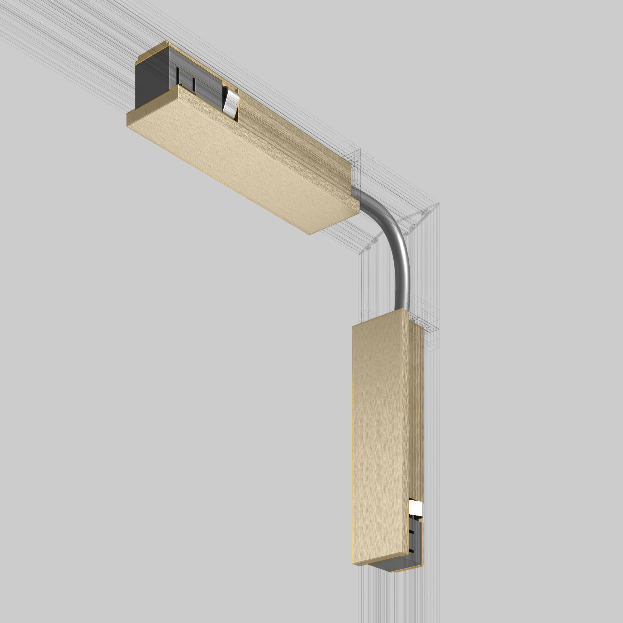 Гибкий коннектор Elektrostandard Line Magnetic 85007/00 латунь a069643