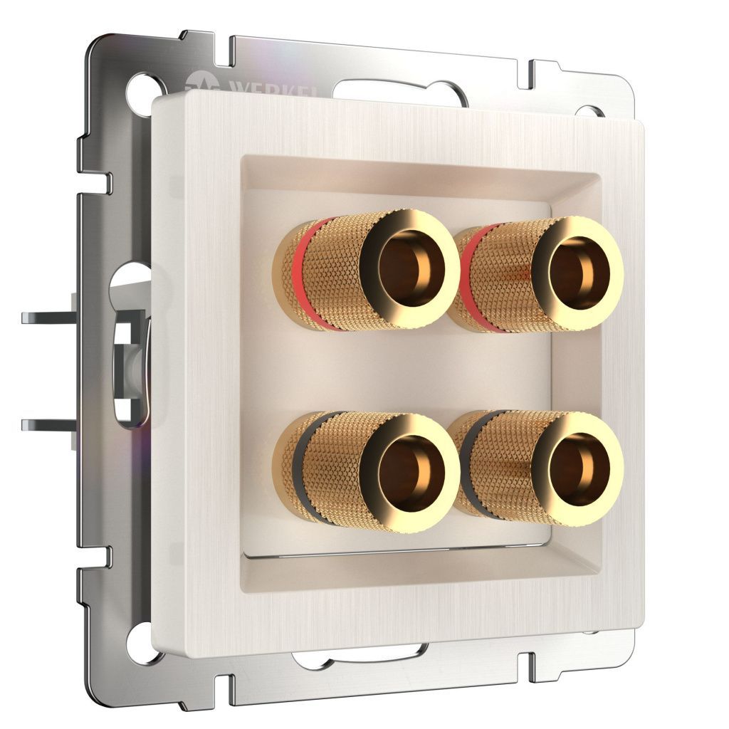 Акустическая розетка Werkel WL13-AUDIOx4 a040902