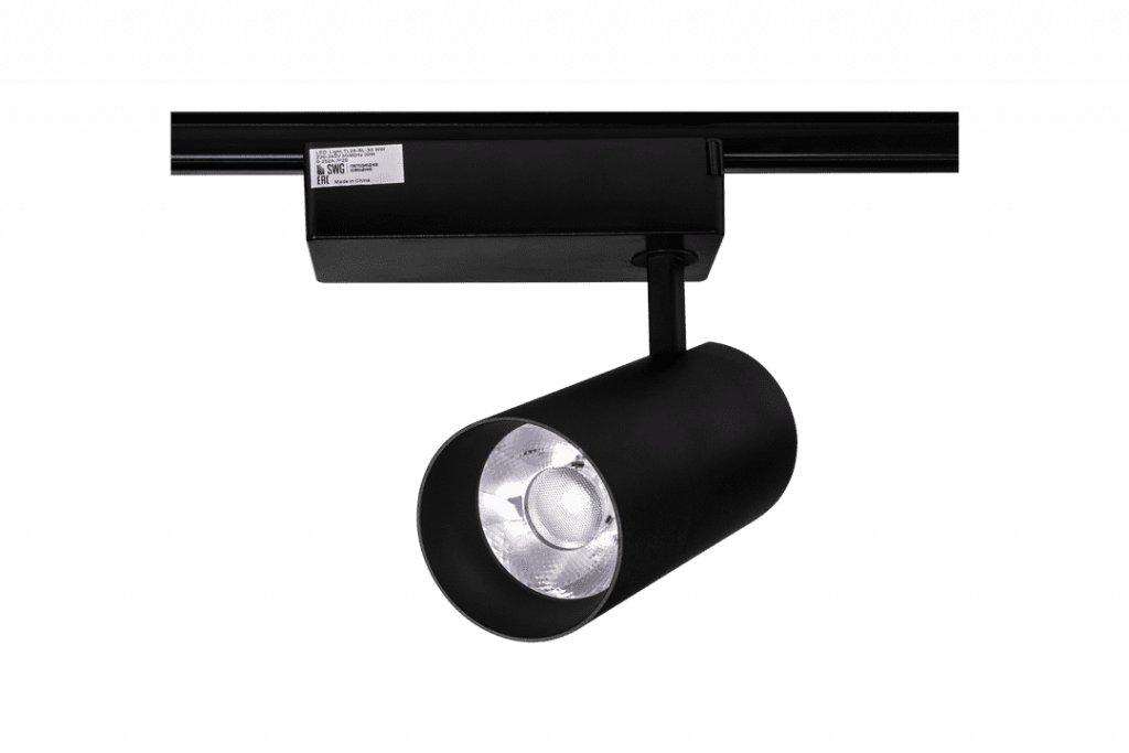 Трековый однофазный светильник SWG TL28-BL-30-WW 005733