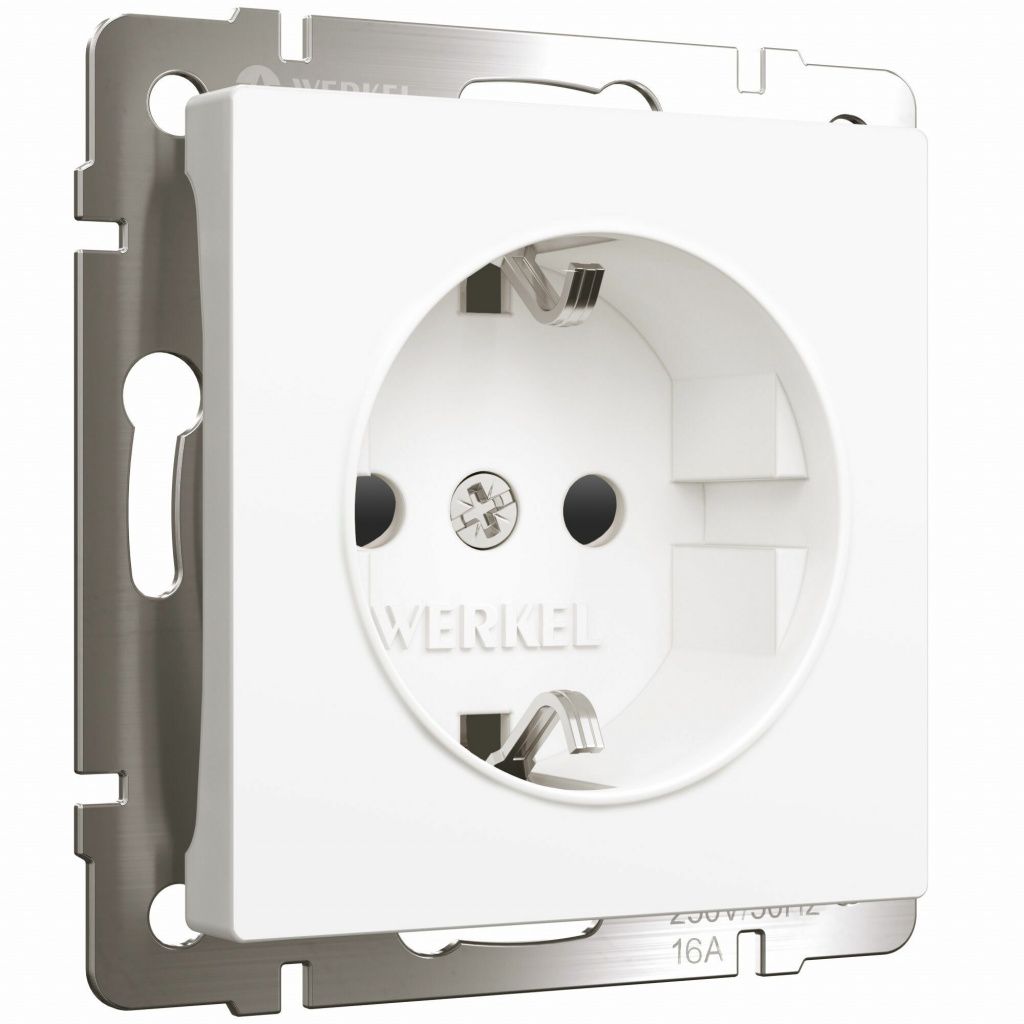 Розетка с заземлением и шторками Werkel W1171161 a059266