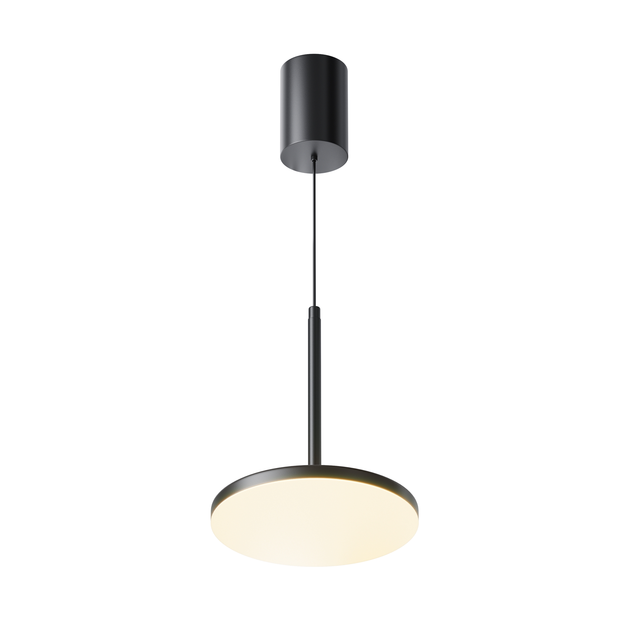 Светильник подвесной светодиодный Maytoni Plato P076PL-L12W3K-B