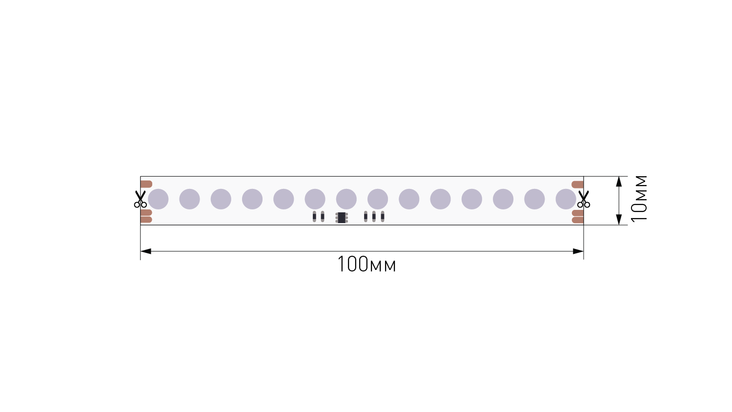 Светодиодная лента 11,52Вт/м 24V IP20 RGB Spi SWG SWG-DOT420-24-11.52-WS2811RGB
