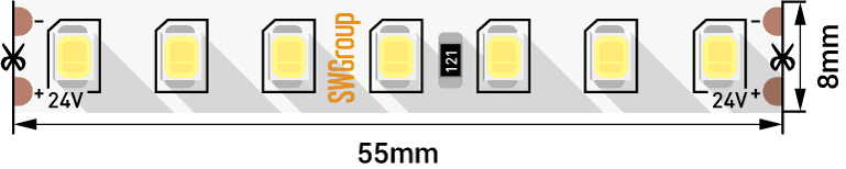 Светодиодная лента SWG PRO SWG2P126-24-13-W