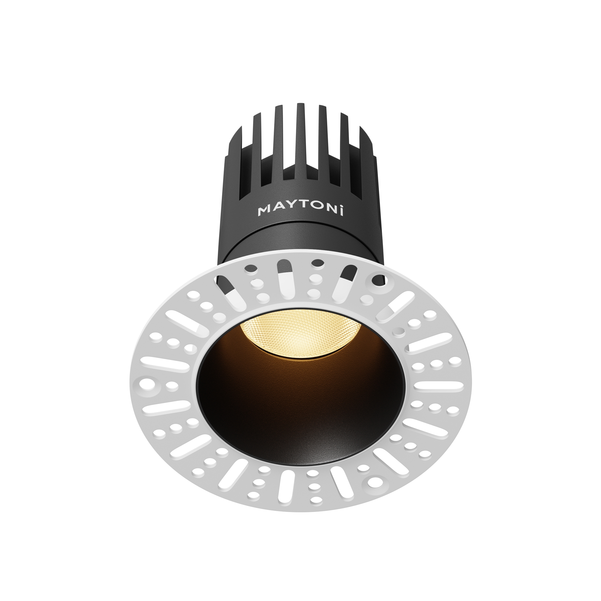 Светильник встраиваемый светодиодный Maytoni Dip DL122-15W-2.7K-TRS-B