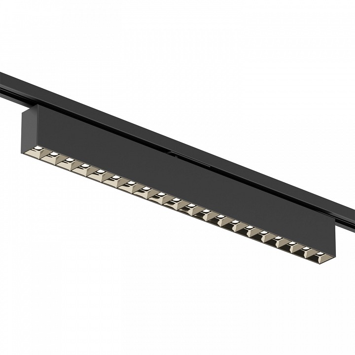 Трековый однофазный светодиодный светильник Denkirs Edder DK6634-BK