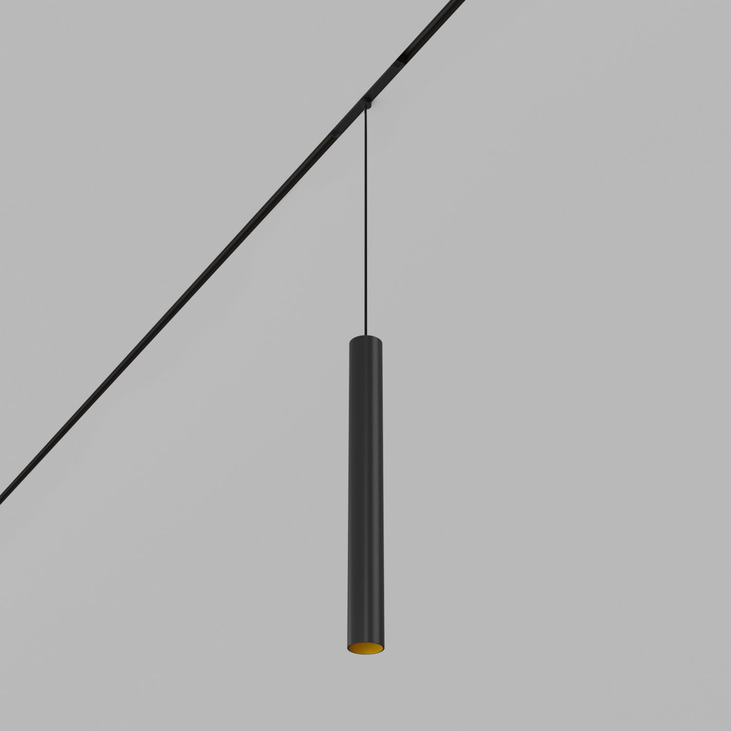 Трековый магнитный светильник светодиодный Ledron Sagi-T40-DALI-Black-Gold-3000K
