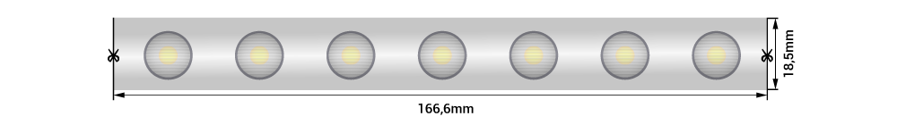 Светодиодная лента SWG PRO 42 LED/м, 6,2 Вт/м, 24В , IP67 SWG-242-24-RGB15/60-67