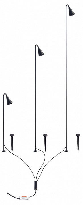 Уличный грунтовый светильник Arte Lamp MULIPHEIN A1084PA-3BK