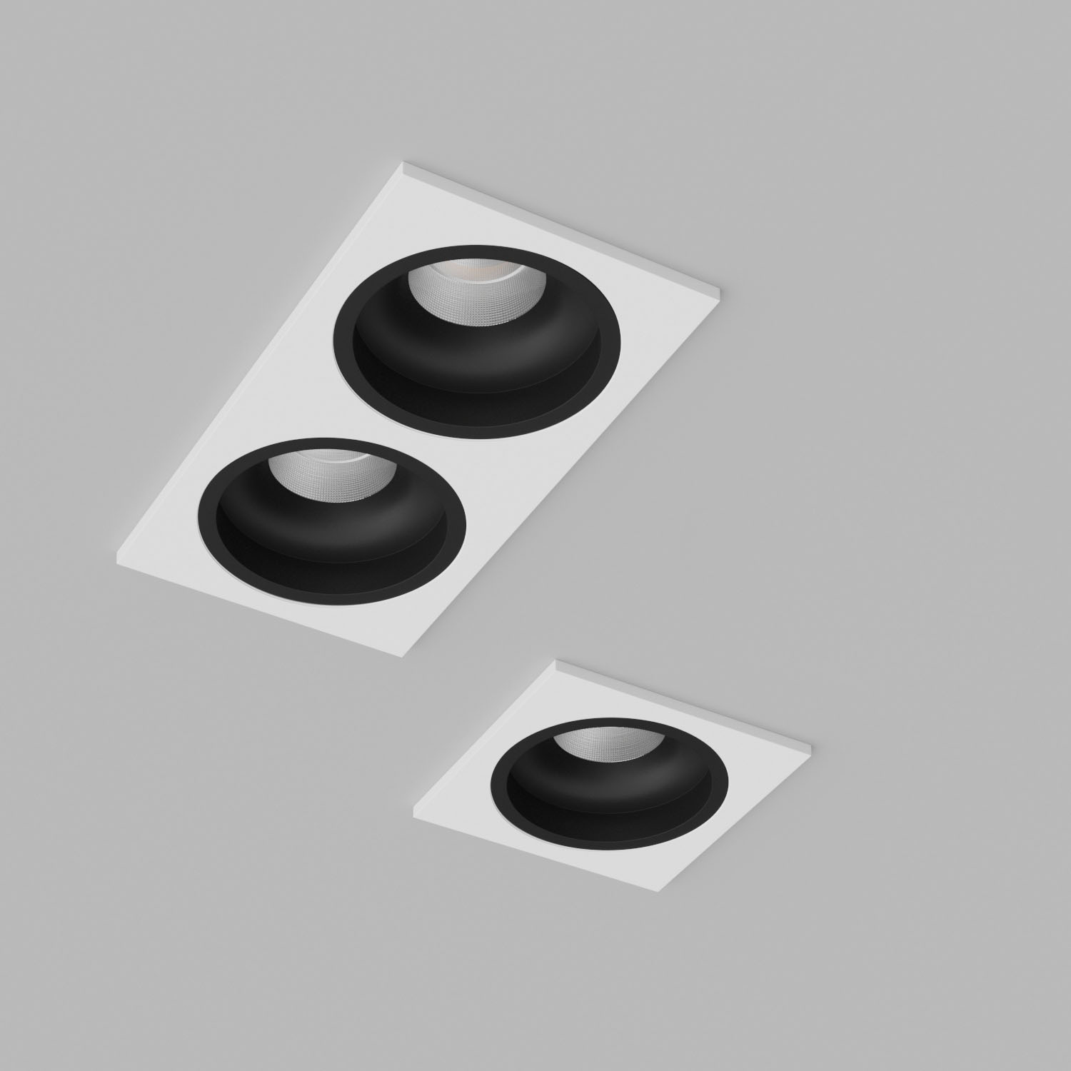 Светильник встраиваемый светодиодный Ledron LEVEL-SQ-White-Black
