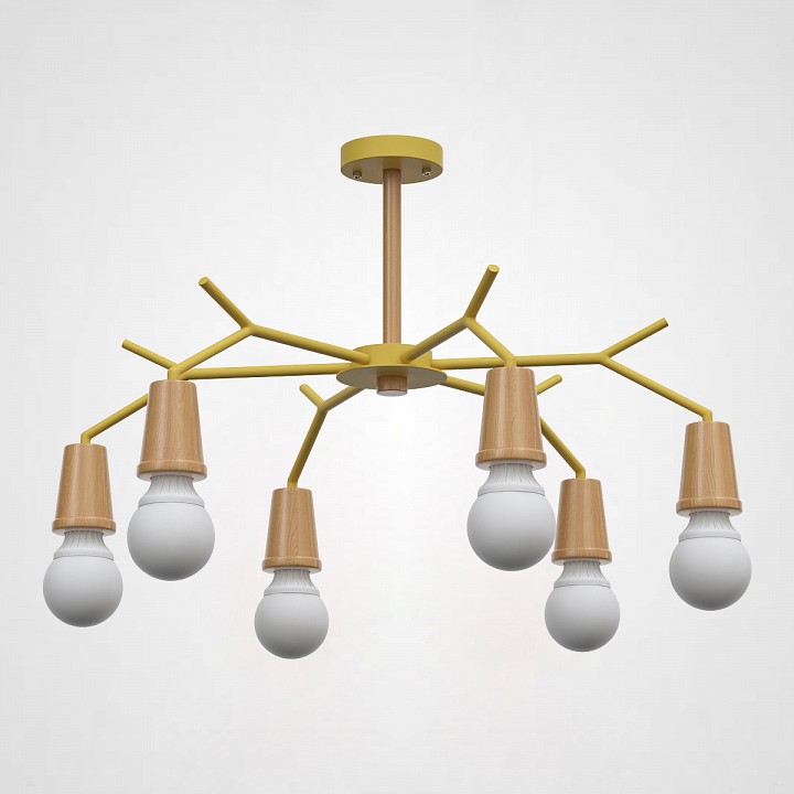 Люстра на штанге Imperiumloft LES COLOR D80 Yellow 220503-23