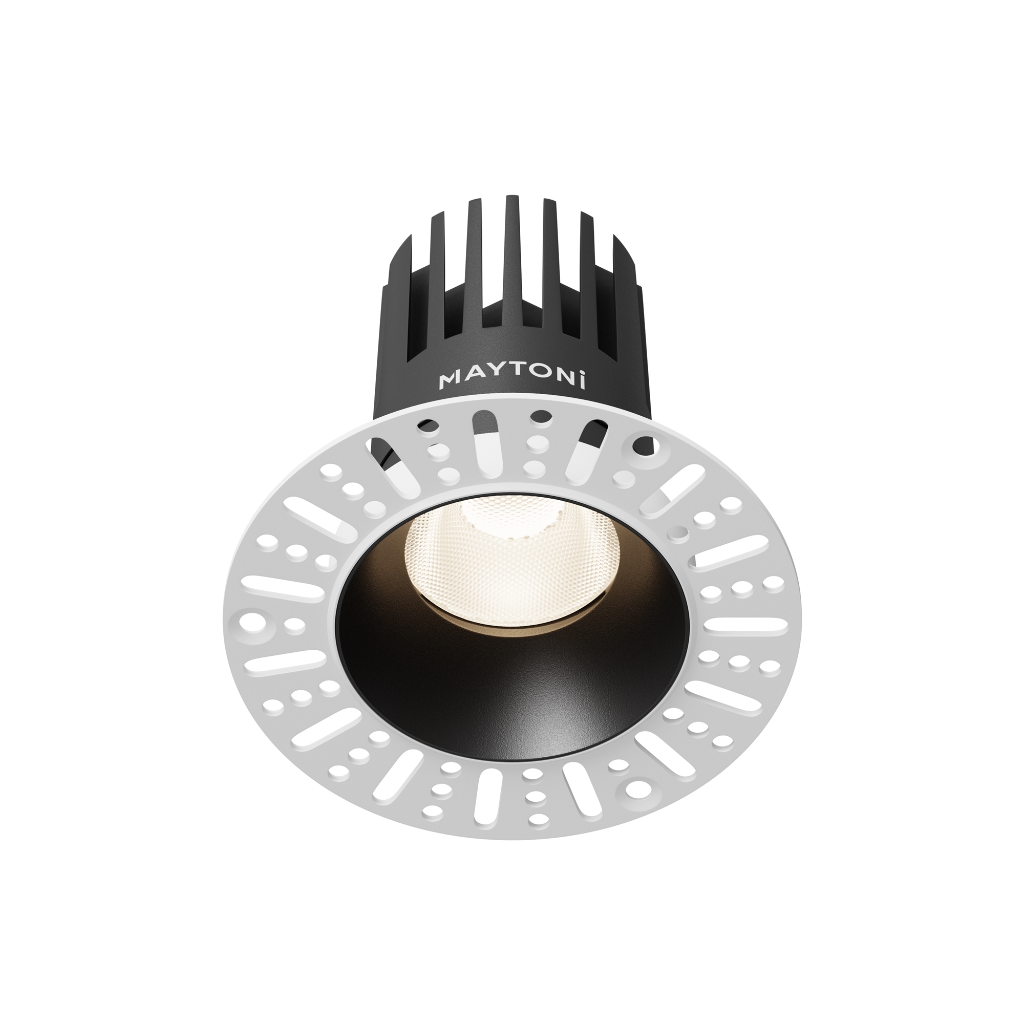 Светильник встраиваемый светодиодный Maytoni Dip DL121-15W-4K-TRS-B