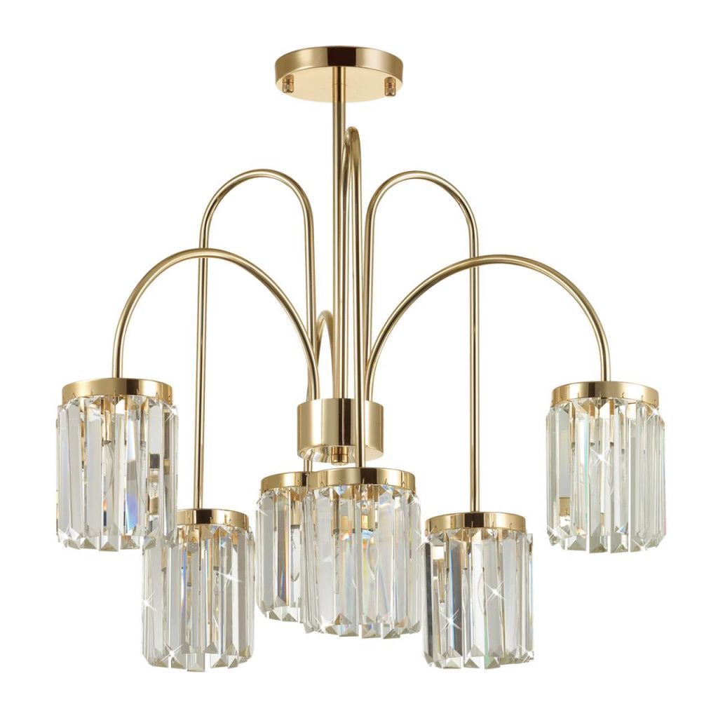 Хрустальная люстра Odeon Light Vassa 4987/6C