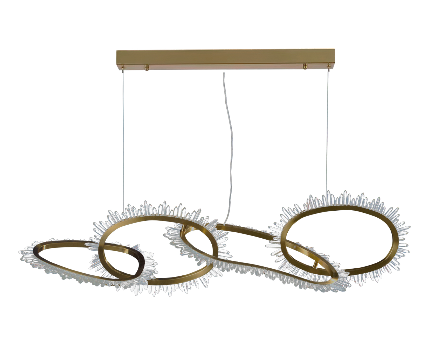 Люстра подвесная светодиодная Kink Light Сена 07607-4AL,36