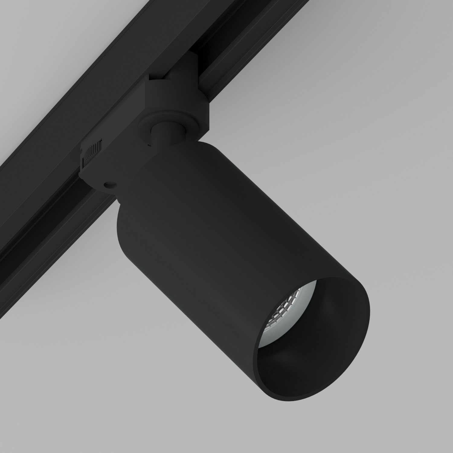 Трековый трехфазный магнитный светильник Ledron pod-lampu-MJ-1185-Black