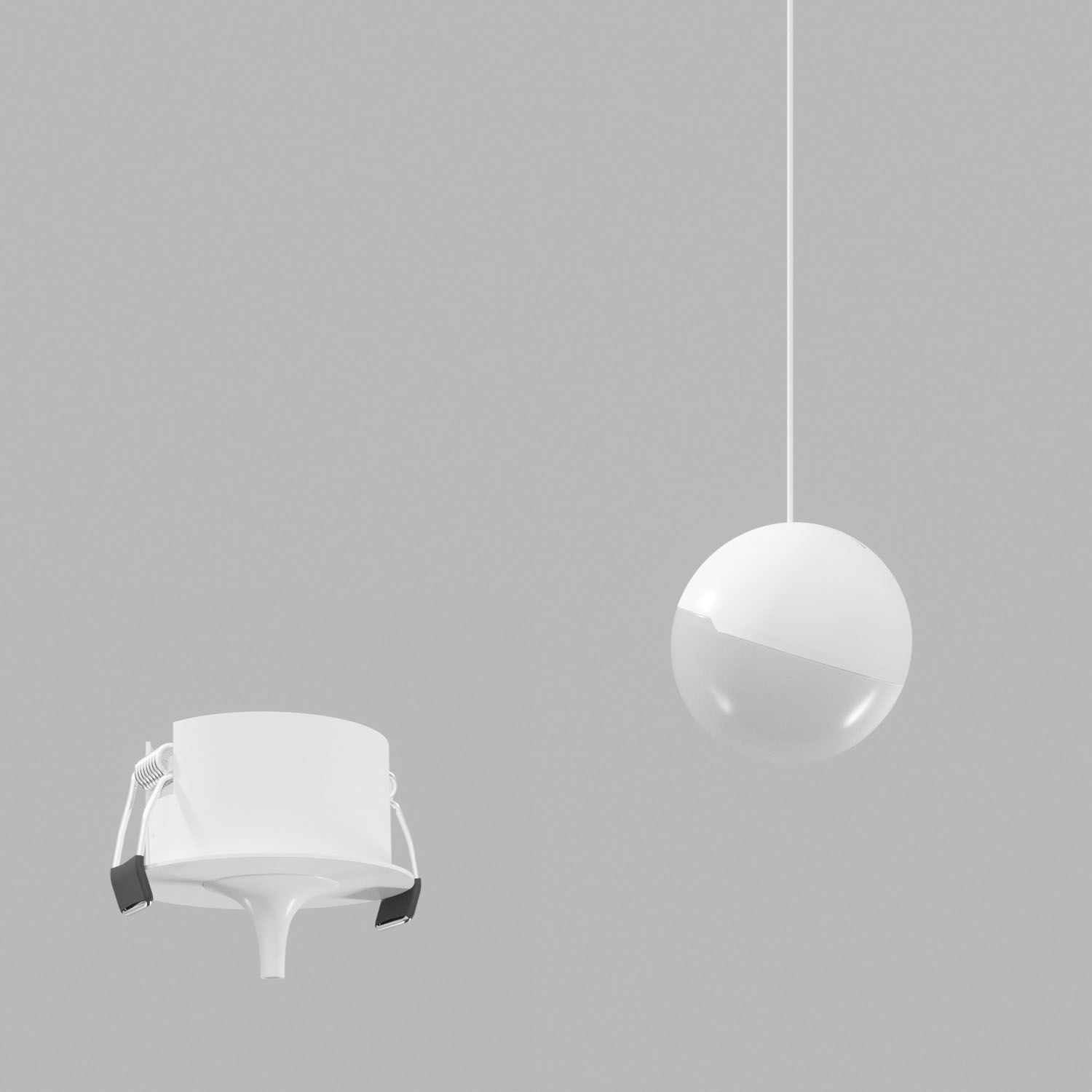Светильник подвесной светодиодный Ledron SAGITONY-R-BASIC-T128-White