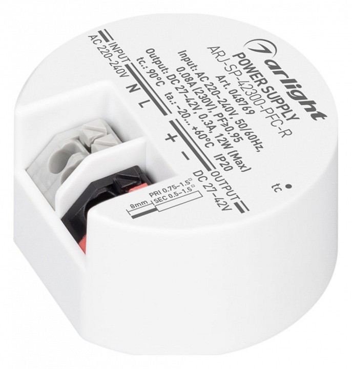 Блок питания 12Вт 24-40В IP20 Arlight ARJ-SP 048769