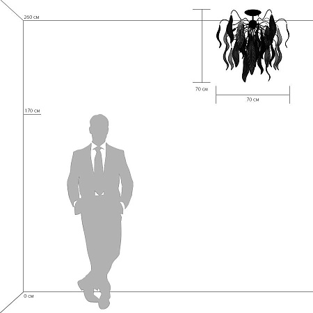 Потолочная люстра Lightstar Vetro colore 793125