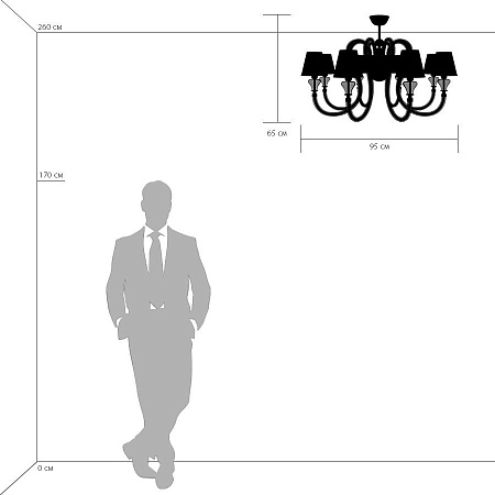 Потолочная люстра Lightstar Otto 809086 Потолочная люстра Lightstar Otto 809086