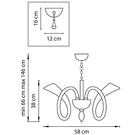 Подвесная люстра Lightstar Stella 892083 Подвесная люстра Lightstar Stella 892083