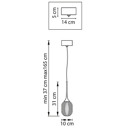 Светильник подвесной светодиодный Lightstar Acrile 738011