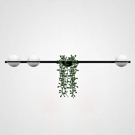 Бра Imperiumloft PALMA Wall lamp 3 шара + 1 вазон горизонтальная 22,93726 168498-22 Бра Imperiumloft PALMA Wall lamp 3 шара + 1 вазон горизонтальная 22,93726 168498-22