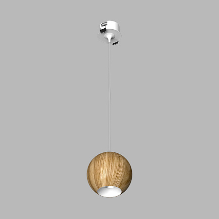 Светильник подвесной светодиодный Ledron SPACE-R130-Basic-Wooden-White
