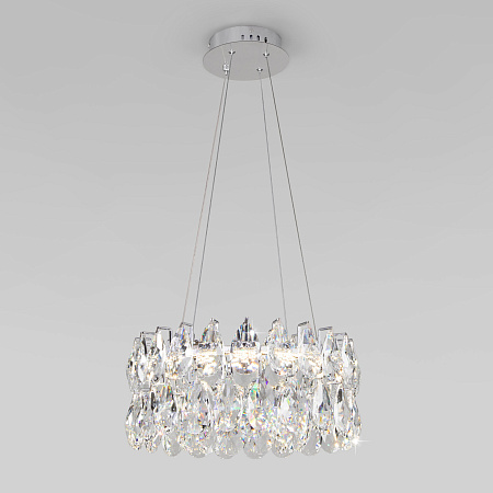Люстра подвесная светодидная Bogates Marvel 90370/1 Strotskis хром Люстра подвесная светодидная Bogates Marvel 90370/1 Strotskis хром