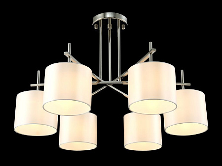 Люстра на штанге Crystal Lux SERGIO PL6 NICKEL Люстра на штанге Crystal Lux SERGIO PL6 NICKEL