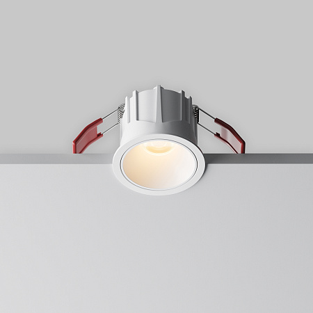 Светильник встраиваемый светодиодный Maytoni Alfa LED DL043-01-10W2.7K-RD-W