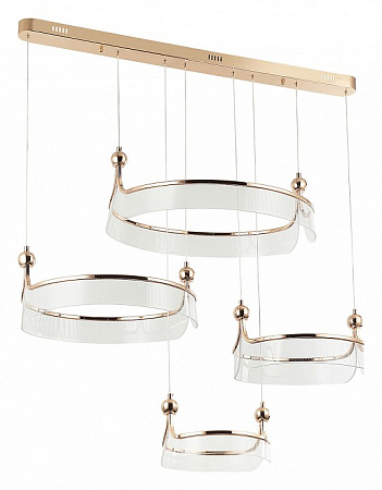 Люстра подвесная светодиодная Kink Light Риваль 08045-80_60_50_40.37 Люстра подвесная светодиодная Kink Light Риваль 08045-80_60_50_40.37