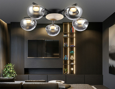 Люстра потолочная светодиодная Ambrella light HIGH LIGHT LH12009 Люстра потолочная светодиодная Ambrella light HIGH LIGHT LH12009