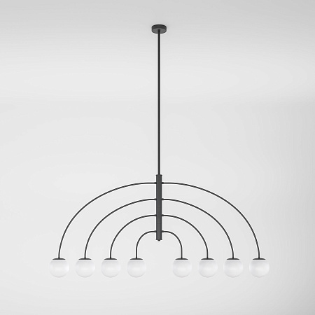 Люстра на штанге Eurosvet Cenacolo 30179/8 черный a069122 Люстра на штанге Eurosvet Cenacolo 30179/8 черный a069122
