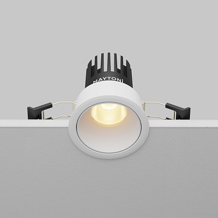 Светильник встраиваемый светодиодный Maytoni Dip DL115-10W-2.7K-W