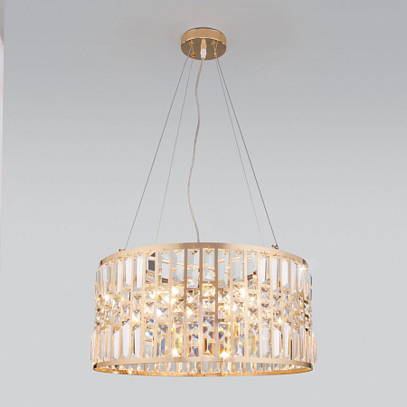 Хрустальная люстра Eurosvet Lory 10125/5 золото a054444 Хрустальная люстра Eurosvet Lory 10125/5 золото a054444