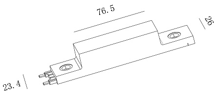 Ввод питания системы SWG CN-SLIM-WH-PW Ввод питания системы SWG CN-SLIM-WH-PW