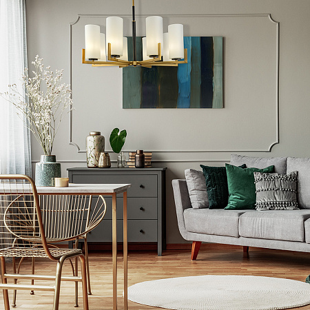 Люстра на штанге Maytoni Fortano MOD089PL-08BS Люстра на штанге Maytoni Fortano MOD089PL-08BS