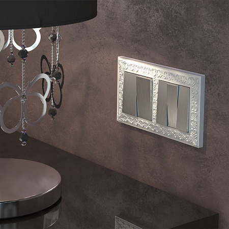 Набор клавиш для выключателя трехклавишного cеребряный рифленый Werkel W1139009 4690389159640 a051353 Набор клавиш для выключателя трехклавишного cеребряный рифленый Werkel W1139009 4690389159640 a051353