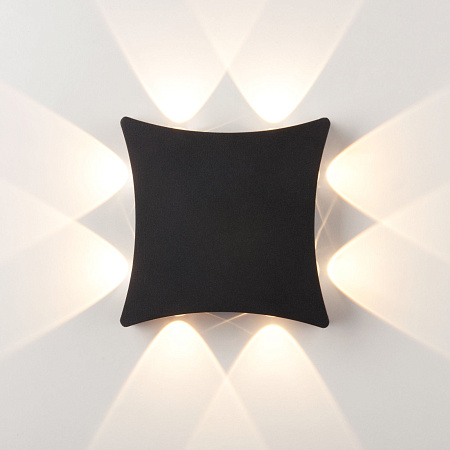 Уличный архитектурный светодиодный светильник Elektrostandard Twinky 1631 TECHNO LED Чёрный a051823 Уличный архитектурный светодиодный светильник Elektrostandard Twinky 1631 TECHNO LED Чёрный a051823