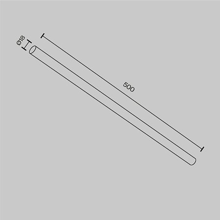 Коннектор для штанговой системы Maytoni Axity CA001-L500-B