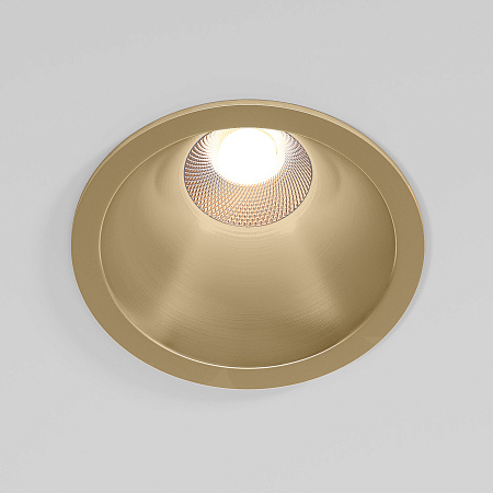 Светильник встраиваемый светодиодный Elektrostandard Forte 25071/LED 15W 4000K латунь a069411