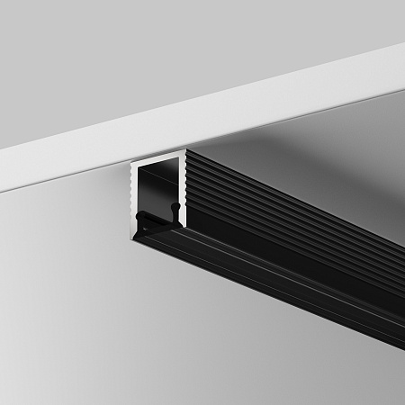Рассеиватель для профиля 08×09 (Чёрный, 2 м), Maytoni ALM-0809-B-DF-2M 642018 Рассеиватель для профиля 08×09 (Чёрный, 2 м), Maytoni ALM-0809-B-DF-2M 642018
