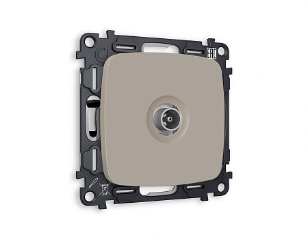 Комплект механизма TV розетки оконечной Ambrella Volt OMEGA MO373010 Комплект механизма TV розетки оконечной Ambrella Volt OMEGA MO373010