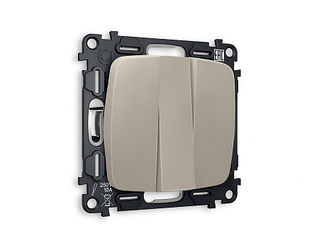 Комплект механизма 3-клавишного выключателя Ambrella Volt OMEGA MO365010 Комплект механизма 3-клавишного выключателя Ambrella Volt OMEGA MO365010