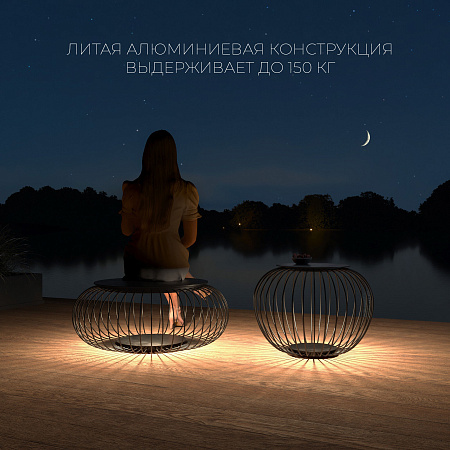 Уличный ландшафтный светодиодный светильник Elektrostandard Firenze (35178/S) черный (a067384)